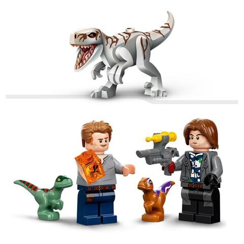 Lego - Jurassic World -  La Poursuite En Moto De L'atrociraptor